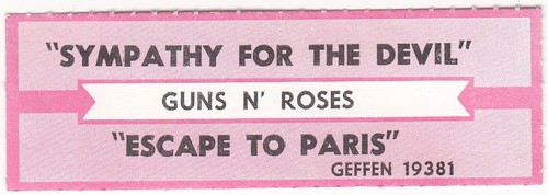 Juke box strip - guns,