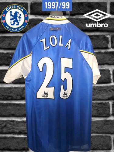 Maglia chelsea 1997 zola 25 - 1997-99,