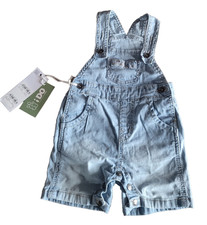 Salopette Di Jeans per Neonato