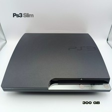 Console PS3 Slim 300 GB Playstation 3 CECH-2504B COMPLETA FUNZIONANTE 100% PAL