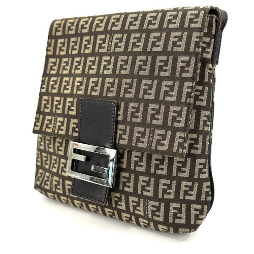 Borsa tracolla fendi logo - a,