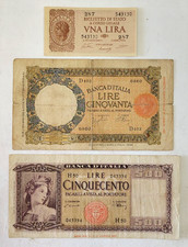 Regno d'Italia lotto di 3