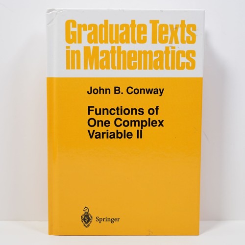 Functions one complex - of,