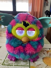 Furby Boom 2013 Pink & Blue Hearts Hasbro Interactive Toy Tested