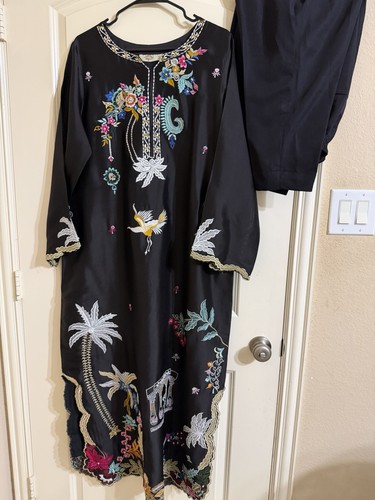 Black kaftan - black,