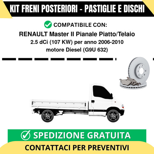 Kit freni posteriori per - kit,