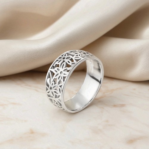 Anello fascia floreale