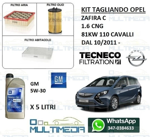 Tagliando filtri 5lt - e, olio