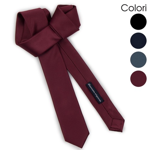 Cravatta slim sottile stretta