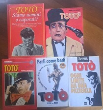 Lotto 5 libri Totò