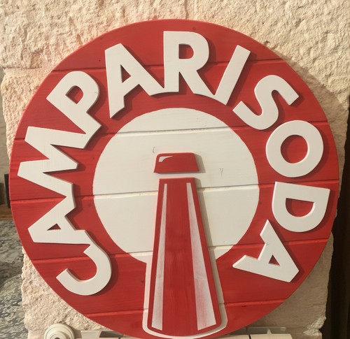 Insegna campari 55x55 in - 55x55,