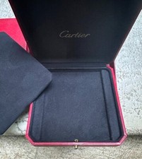 Cartier Box (Inner+Outer) per Necklace Collier Collana etui boîte caja NOS