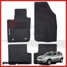 TAPPETI DACIA DUSTER DAL 2010 AL 2014 IN MOQUETTE CON RICAMO E 2 FISSAGGI 4 PZ