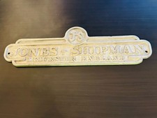 Insegna in metallo Jones &