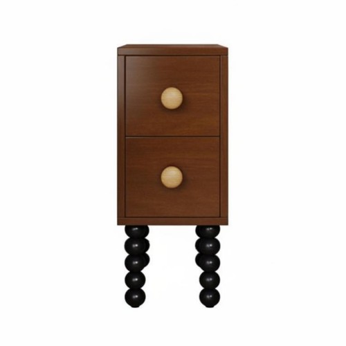 Comodino stretto cassetti - comodino,