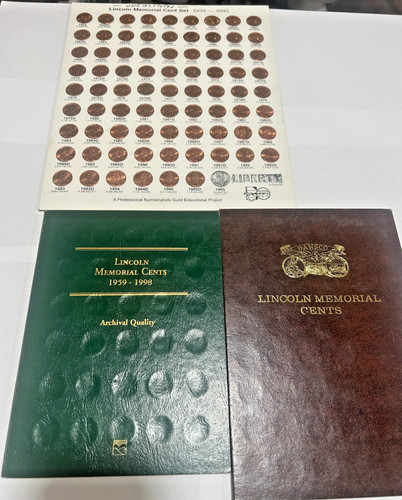 Lincoln memorial cent album - lincoln,