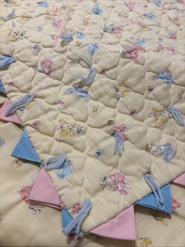 Trapunta neonato vintage fatta