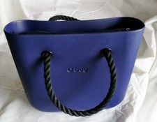 O bag MINI - Borsa Nuova Originale O bag - Col. Blu Int. BLU Manici NERO CORDA