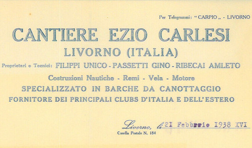 Lettera int cantiere ezio - lettera, int.