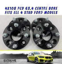 Distanziali cerchi in lega 15mm per Ford Fiesta Mk3 Mk4 Mk5 Mk6 Mk7 Mk8 4x108 63,4x4