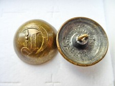 COPPIA BOTTONI GRANDI PER LIVREA BORBONICI_NOBILIARI_NAPOLI_DITTA AMOROSO 1800