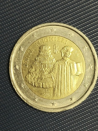 Moneta euro dante alighieri - 2,