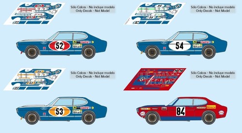 Decals ford capri - capri, le