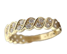 Anello Nuziale In Oro Giallo