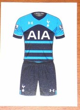 TOPPS FIGURINA STICKER FOOTBALL PREMIER LEAGUE 2016 - 267 TOTTENHAM AWAY KIT