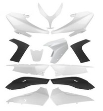 369000L KIT CARENE 13 PEZZI CARENA YAMAHA TMAX T MAX 500 2008 BIANCO COMPETITION