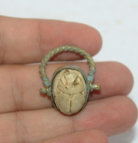 Raro anello antico egizio - , in