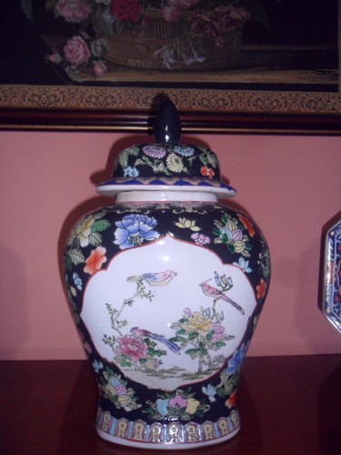 Splendido vaso potiche cinese - vaso,
