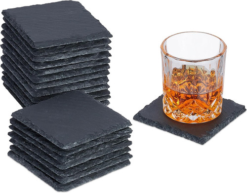 Sottobicchieri ardesia set - sottobicchieri,