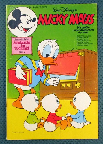 Topolino 1978 fascicolo 44 - fascicolo,