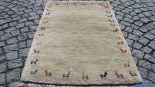 Tappeto gabbeh vintage fatto - gabbeh,