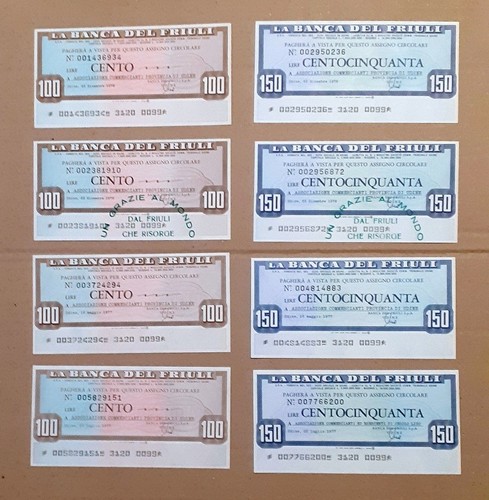 Lotto miniassegni fior - n°8,