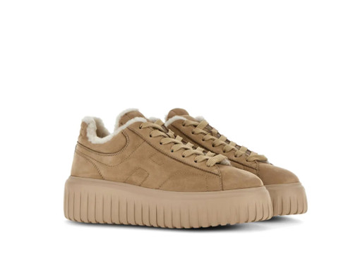 Hogan stripes suede sneakers - h-stripes,