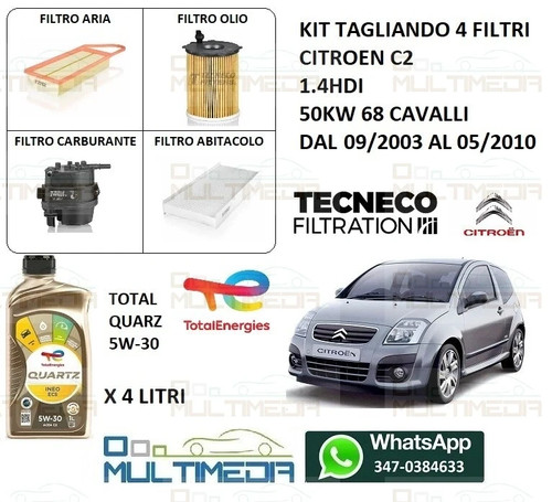 Kit tagliando filtri olio - filtri,