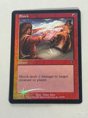 Mtg foil shock edizione - shock, 7a