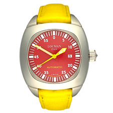 Orologio Uomo LOCMAN 1970 Automatico Movimento Svizzero Zaffiro Rosso con R 5 ATM 47mm 