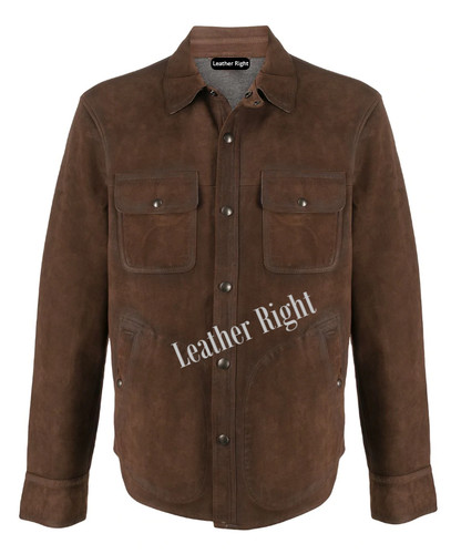 Giacca uomo marrone pelle - giacca,