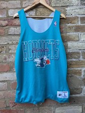 Charlotte Hornets Mitchell and Ness maglia basket reversibile grande