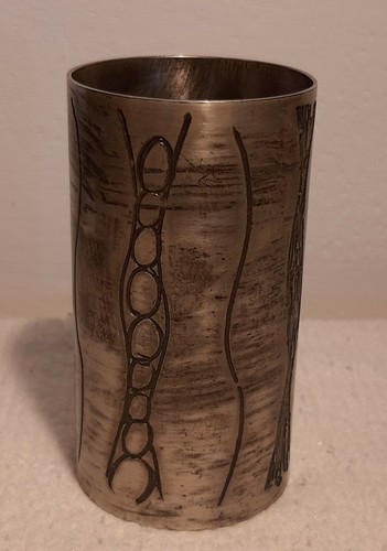 Vaso metallo design cavallni - metallo,