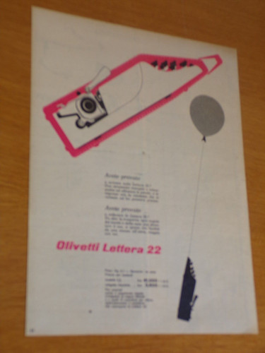 Olivetti lettera macchina - lettera, 22