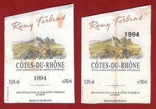 44/74 2 Etiquettes Label of