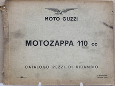 manuale officina moto guzzi motozappa 110 cc catalogo pezzi ricambio 1962