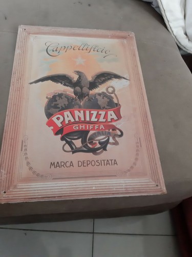 Insegna cappellificio panizza - cappellificio,