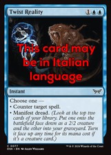 MTG 4x TWIST REALITY EXC - DISTORCERE LA REALTÀ 77 - DSK - MAGIC