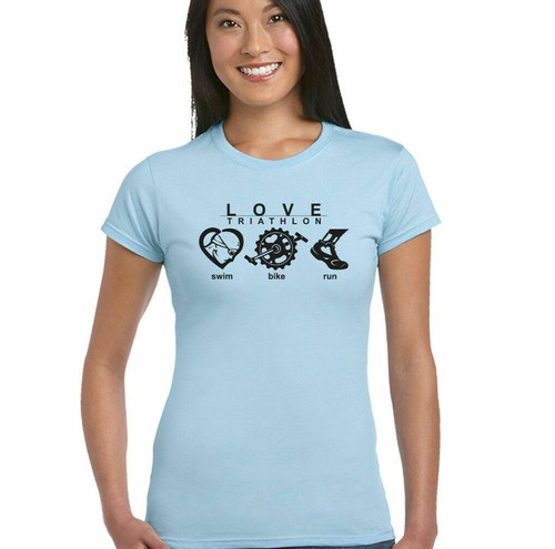Love triathlon t shirt - triathlon,