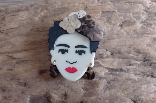 Spilla frida kahlo - kahlo, in